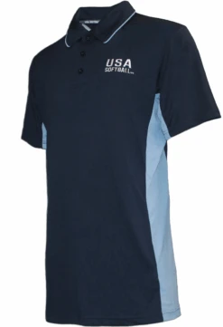USA Softball Navy Blue Umpire Shirt