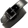 Boston Leather 1 3/4 Inch Black Patent Leather Belt