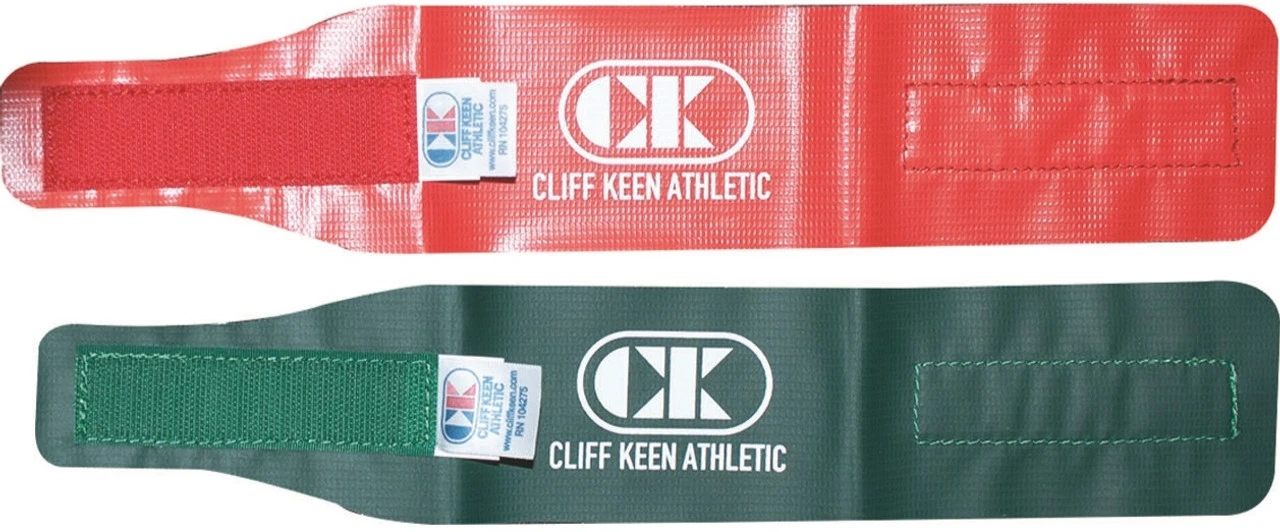 Cliff Keen Red And Green Wrestling Ankle Bands 2 Cliff Keen Red And Green Wrestling Ankle Bands - Image 2