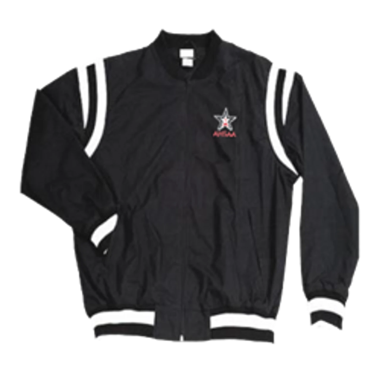 Alabama AHSAA Black Referee Pregame Jacket With White Trim 1 Alabama AHSAA Black Referee Pregame Jacket With White Trim