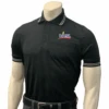 Virginia VHSL Embroidered Black Body Flex® Style Short Sleeve Umpire Shirt