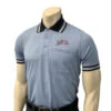 Virginia VHSL Embroidered Polo Blue Body Flex® Style Short Sleeve Umpire Shirt