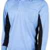 Smitty MLB Replica Sky Blue W/Black Side Panel Long Sleeve Umpire Shirt