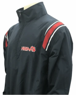 Michigan MSHSAA Navy Umpire Pullover With Red/White/Blue Trim