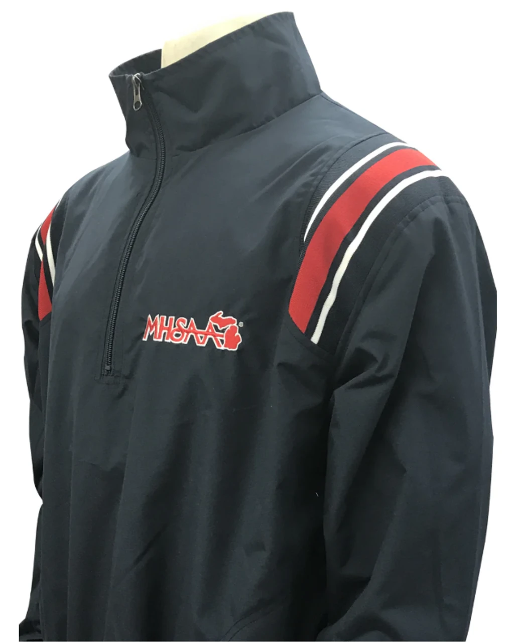 Michigan MSHSAA Navy Umpire Pullover With Red/White/Blue Trim 1 Michigan MSHSAA Navy Umpire Pullover With Red/White/Blue Trim