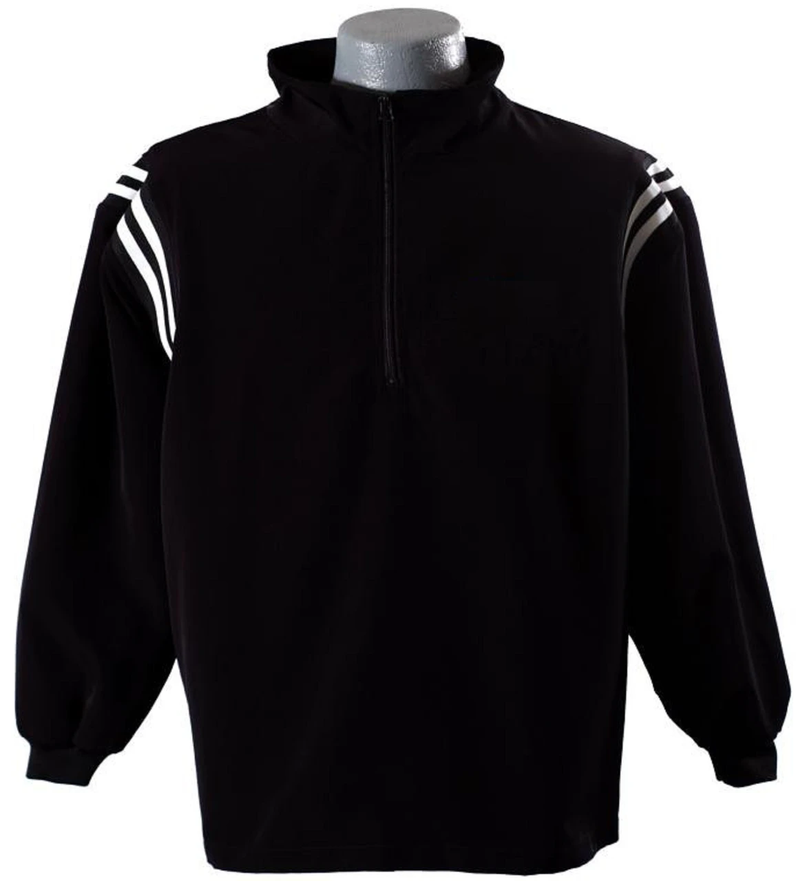 Smitty Black Open Bottom Pullover Black/White Trim 1 Smitty Black Open Bottom Pullover Black/White Trim