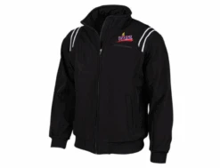 Virginia VHSL Black Thermal Umpire Jacket With Black And White Trim