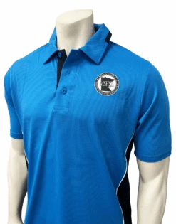Minnesota MSHSL Men's Bright Blue Short Sleeve Softball Umpire Shirt