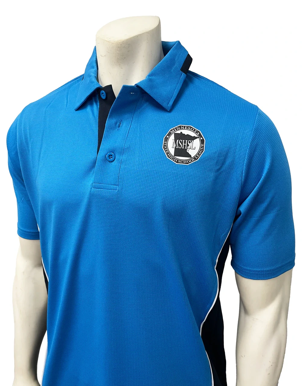 Minnesota MSHSL Men's Bright Blue Short Sleeve Softball Umpire Shirt 1 Minnesota MSHSL Men's Bright Blue Short Sleeve Softball Umpire Shirt