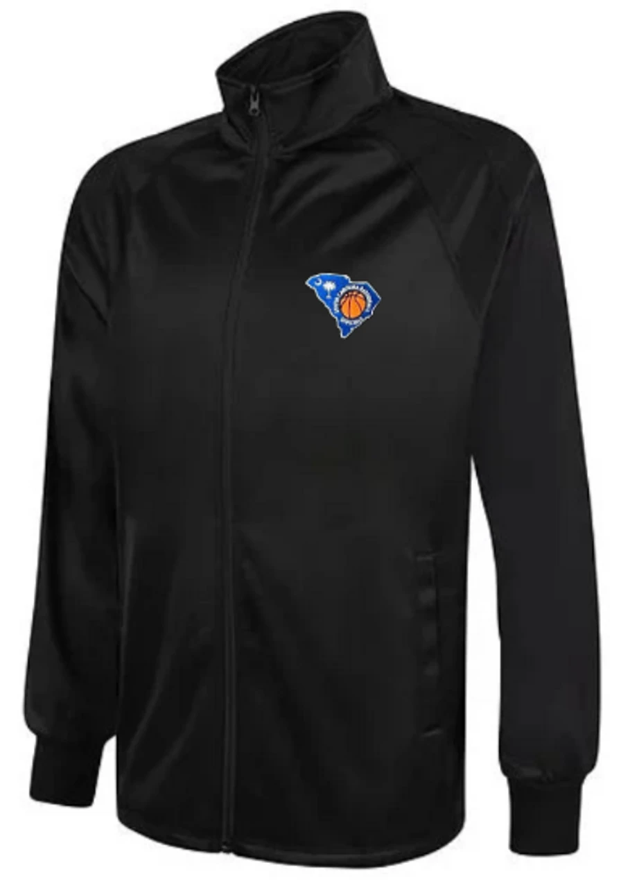 South Carolina Black Referee Pregame Jacket With Cadet Collar 1 South Carolina Black Referee Pregame Jacket With Cadet Collar