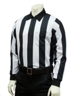 Smitty Official's Apparel 2 1/4" Long Sleeve Football Referee Shirt