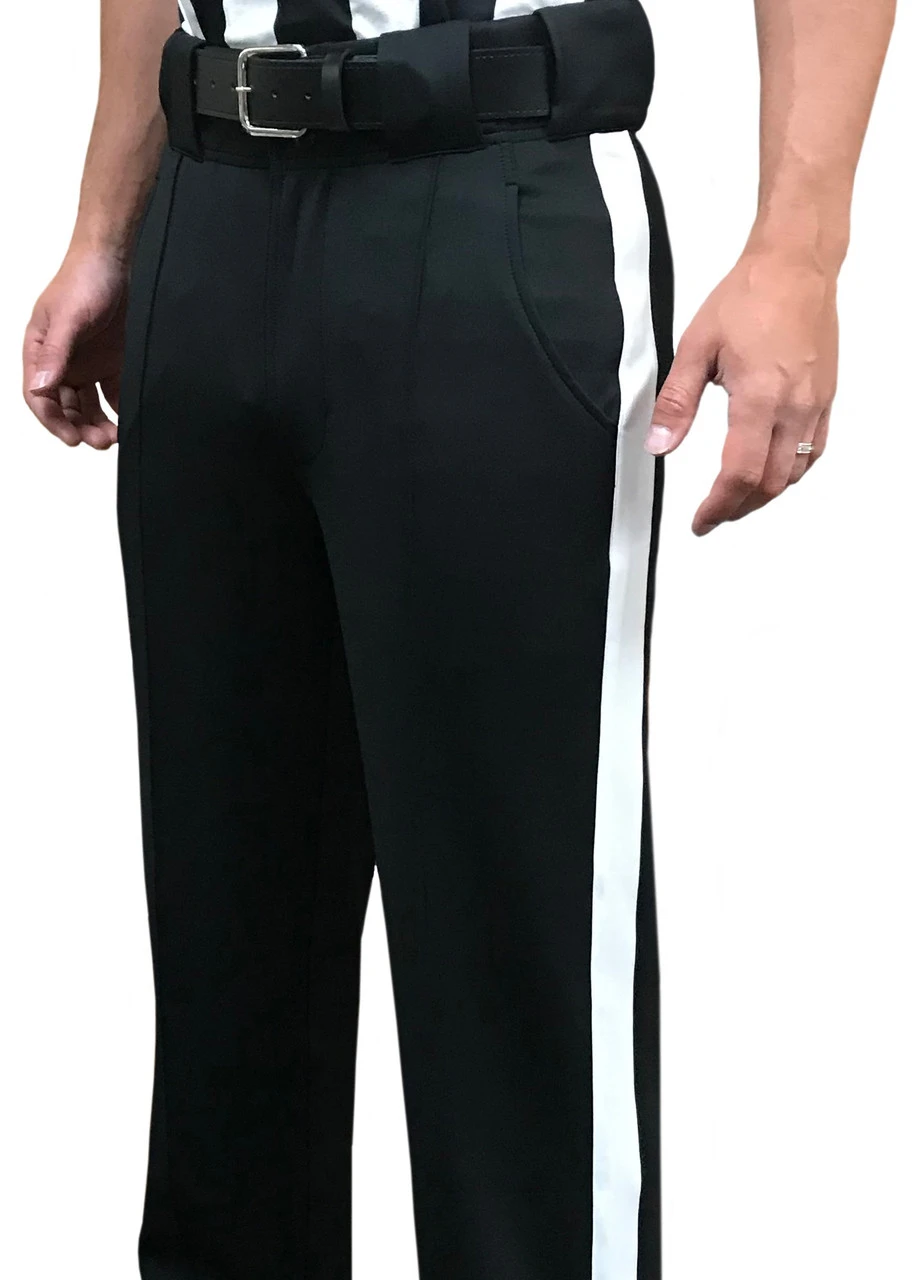 Smitty Official's Apparel Tapered Fit Warm Weather Football Referee Pants 1 Smitty Official's Apparel Tapered Fit Warm Weather Football Referee Pants