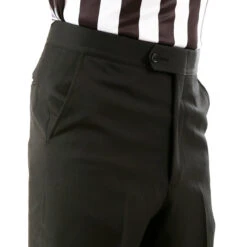 Smitty 4-way Stretch Flat Front Side Seam Slash Pocket Referee Pants