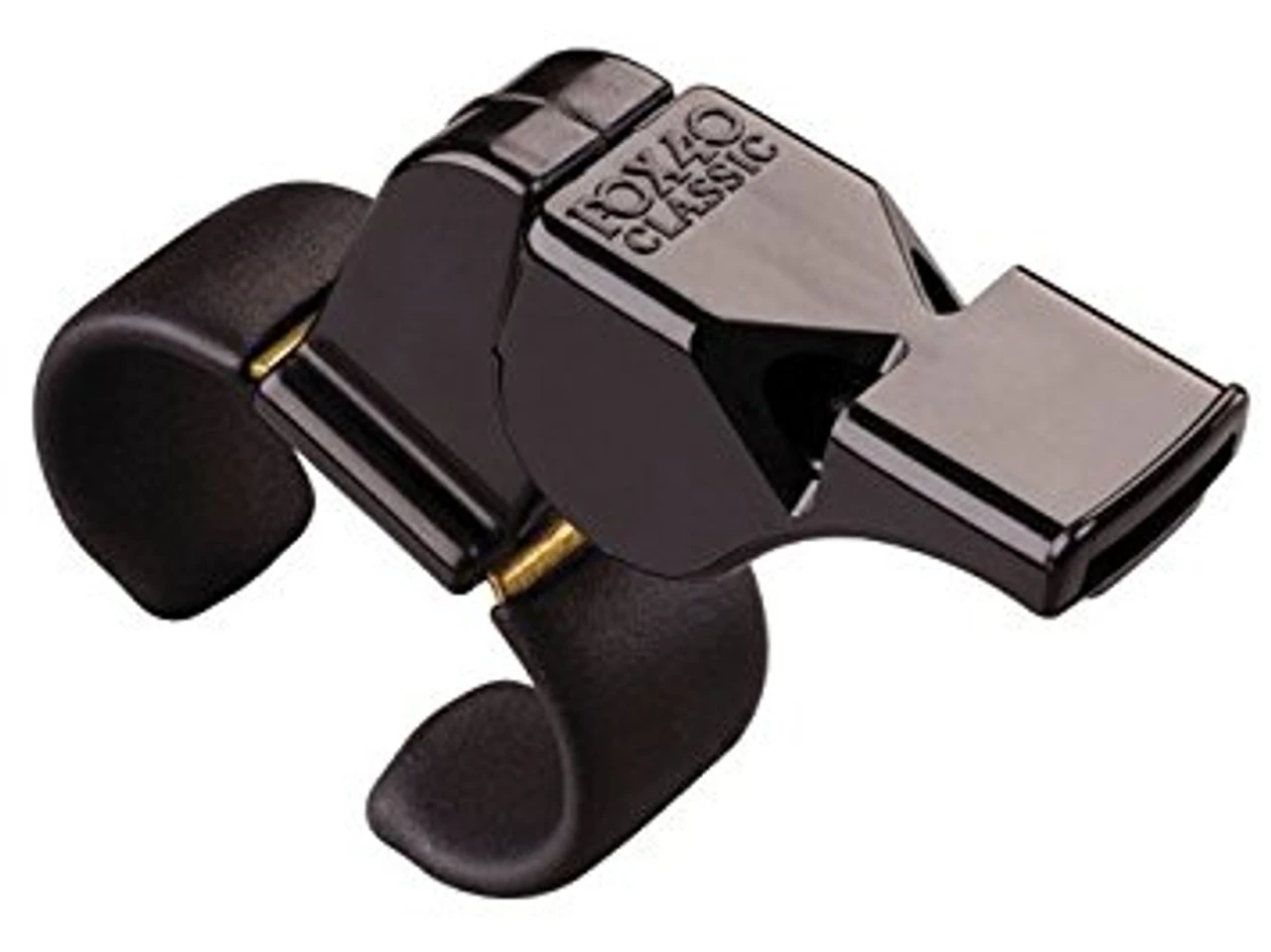 Fox 40 Classic Referee Whistle With Fingergrip 1 Fox 40 Classic Referee Whistle With Fingergrip