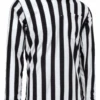 Cliff Keen 1" Stripes Polyester Long Sleeve Football Referee Shirt