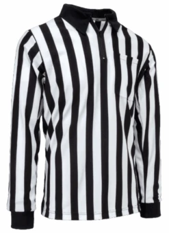 Cliff Keen 1" Stripes Polyester Long Sleeve Football Referee Shirt