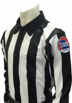 Missouri MSHSAA 2 1/4" Stripe Long Sleeve Football Referee Shirt