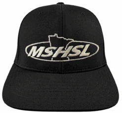 Minnesota MSHSL Black 6-stitch Pulse Performance Baseball Umpire Cap