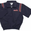 Michigan MHSAA Navy Half Sleeve Umpire Pullover With Red/White Trim