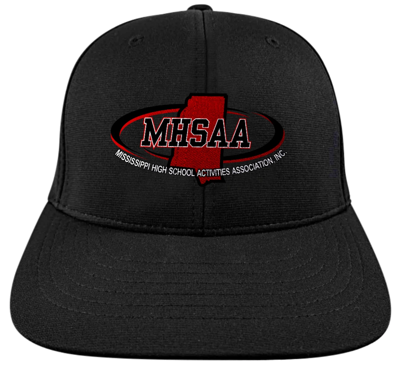 Mississippi MHSAA System5 Black Promesh 4-stitch Umpire Plate Cap 1 Mississippi MHSAA System5 Black Promesh 4-stitch Umpire Plate Cap