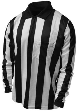 Honig's Ultra Tech 2" Stripe Long Sleeve Football Referee Shirt-3X
