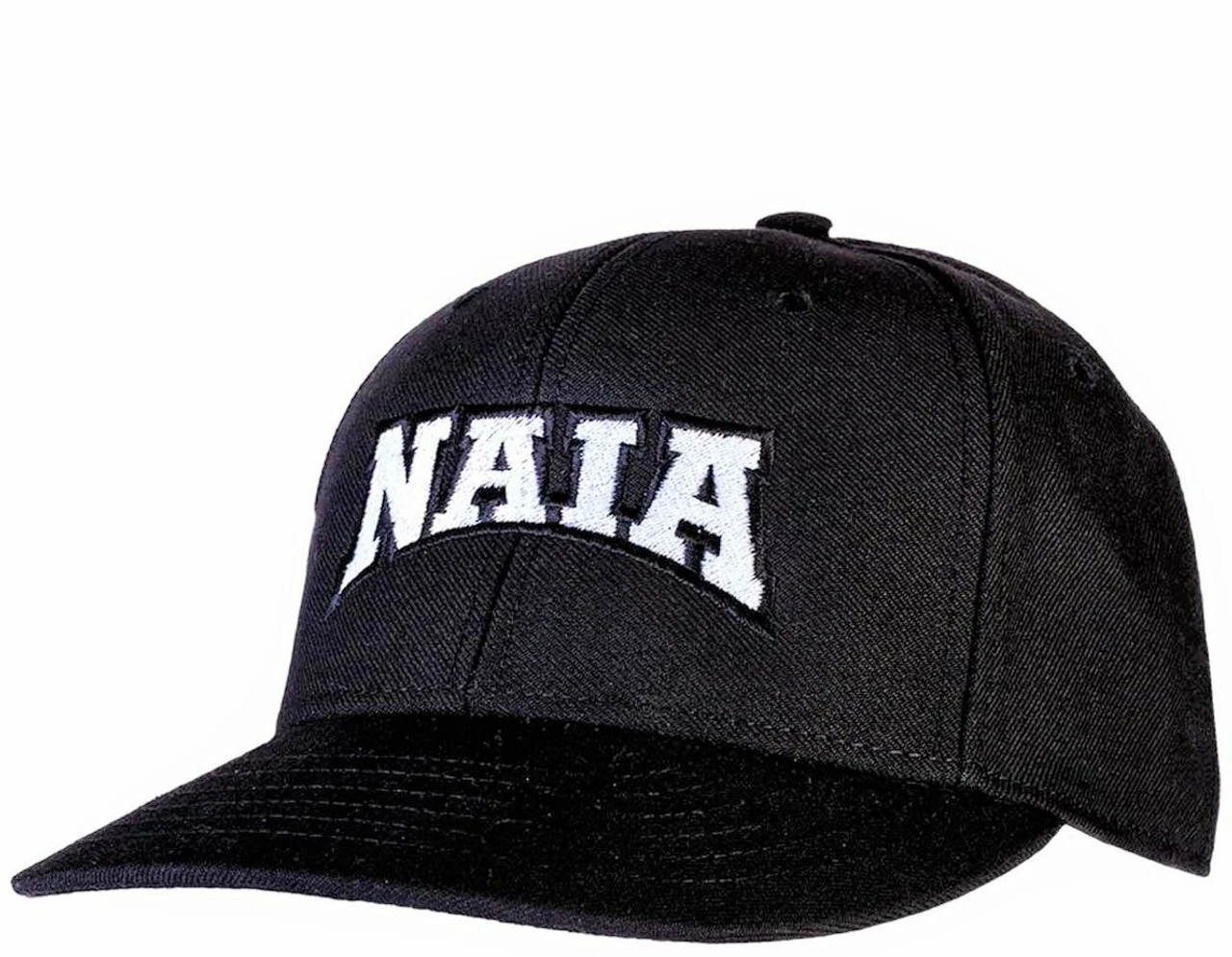 NAIA Black Fitted 8-stitch Baseball Umpire Cap 1 NAIA Black Fitted 8-stitch Baseball Umpire Cap