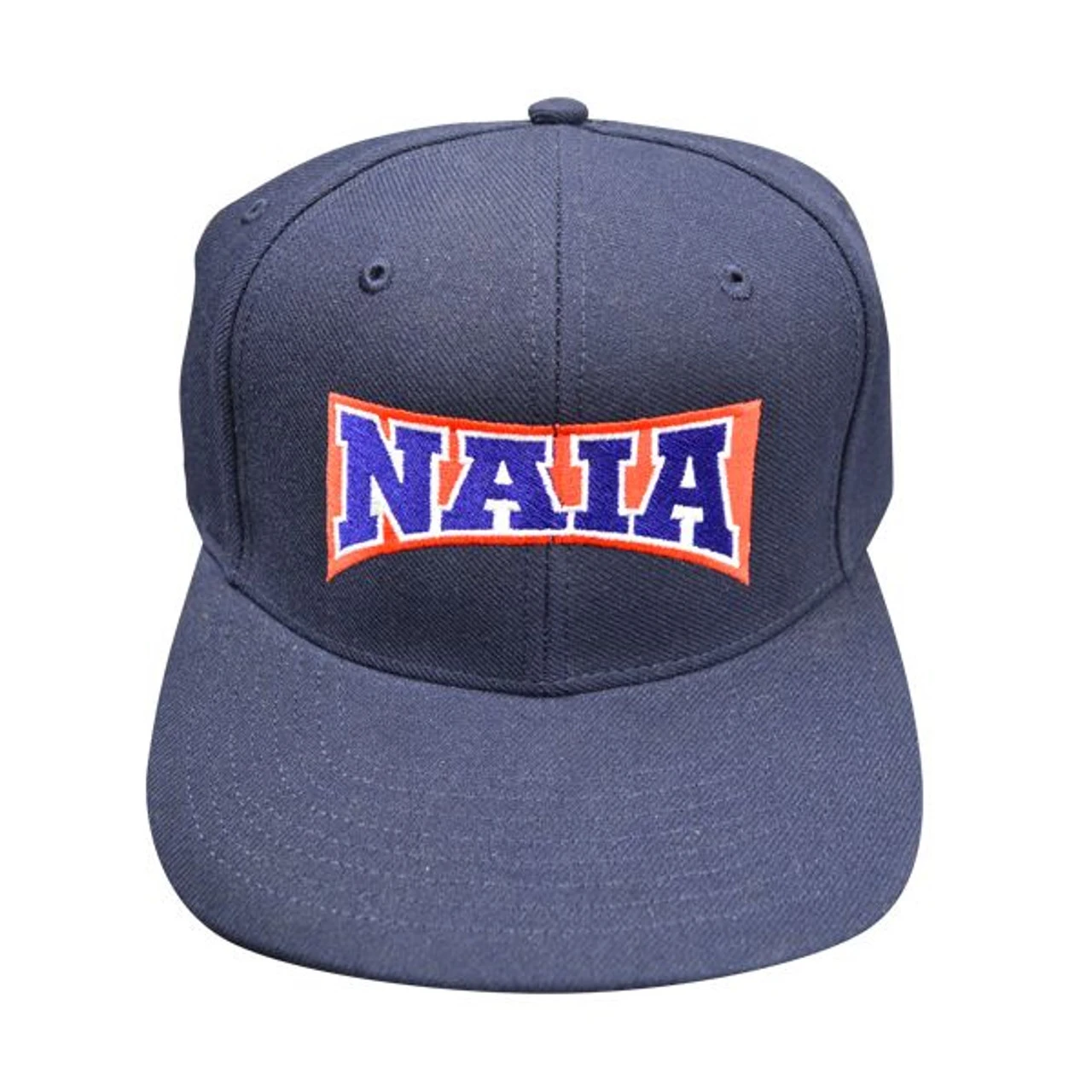 NAIA Navy Fitted 8-stitch Softball Umpire Cap 1 NAIA Navy Fitted 8-stitch Softball Umpire Cap