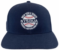 New York State Baseball Umpires Association Navy Baseball Umpire Cap