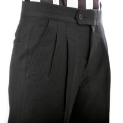 Smitty Pleated Side Seam Slash Pocket Referee Pants