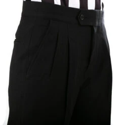 Smitty Apparel Pleated 4-way Stretch Side Seam Slash Pocket Referee Pants