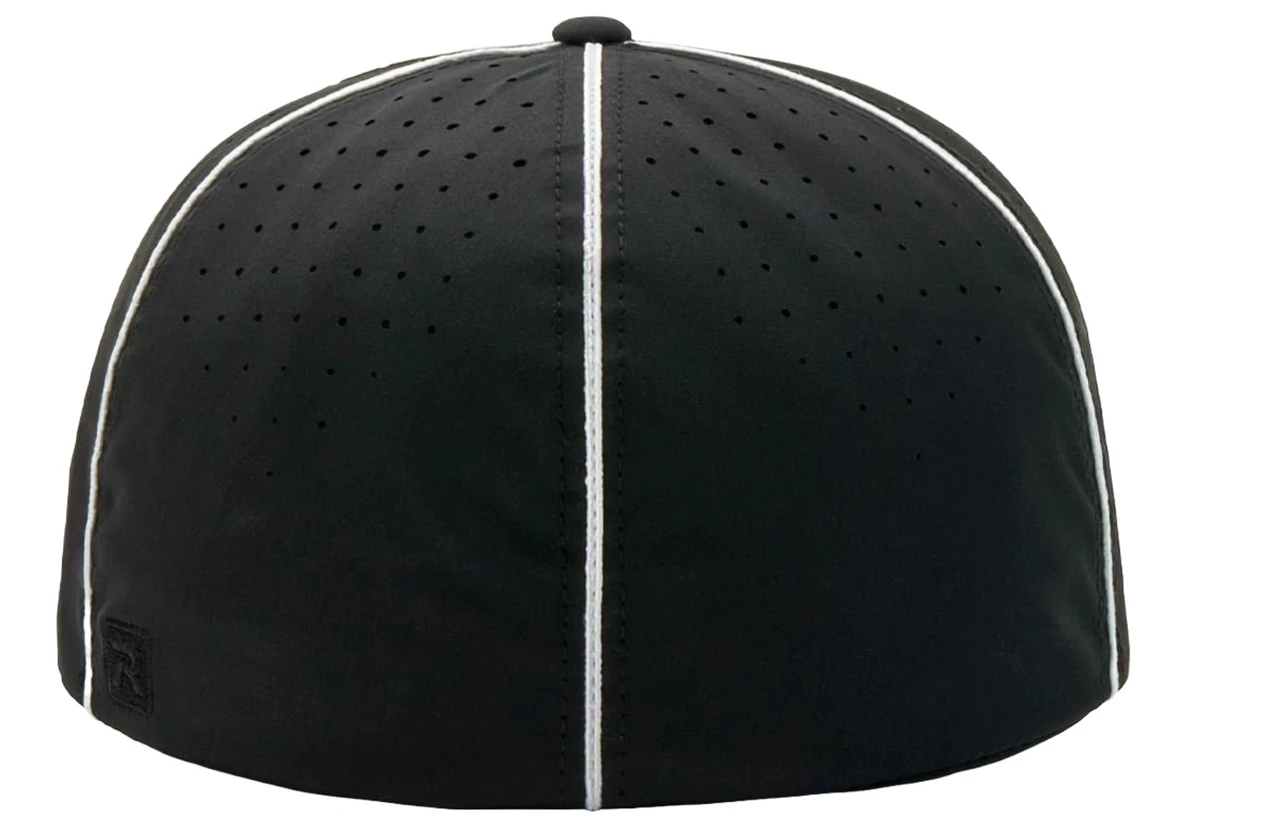 Richardson Ignite Laser Performance Black/White Lacrosse Referee Cap 3 Richardson Ignite Laser Performance Black/White Lacrosse Referee Cap - Image 3