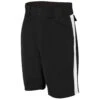 Smitty Officials Apparel Premium Black Referee Shorts With White Stripe