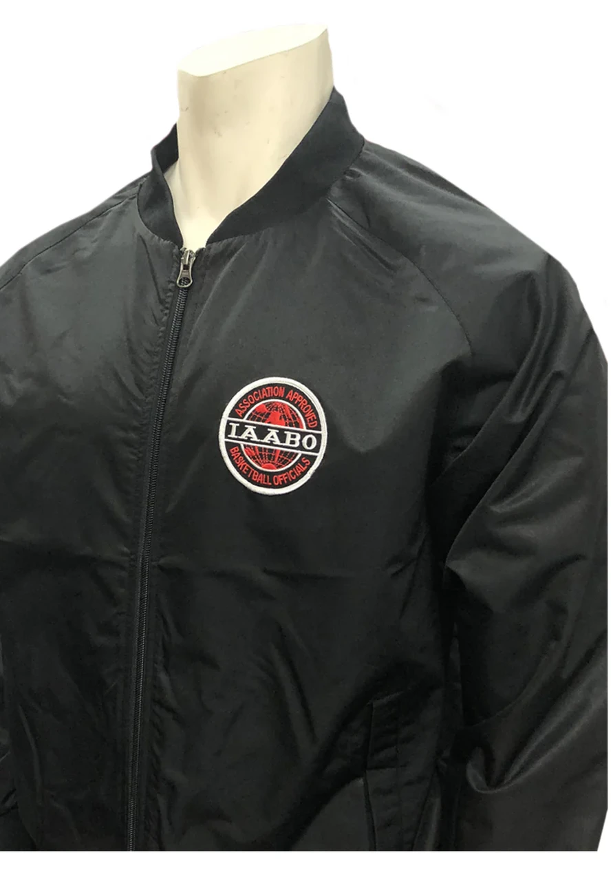 IAABO Black Referee Pregame Jacket 1 IAABO Black Referee Pregame Jacket