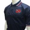 Iowa IHSAA Embroidered Body Flex® Style Navy Blue Umpire Shirt