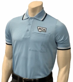 Montana MOA Body Flex® Style MOA Powder Blue Softball Umpire Shirt