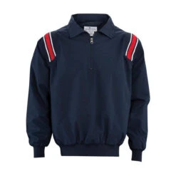 Smitty Navy Umpire Pullover With Red And White Trim
