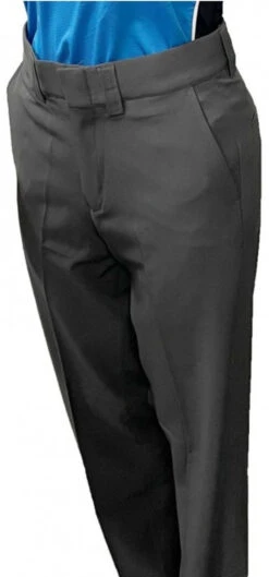 Smitty Women's Poly/Spandex Flat Front Dark Charcoal Grey Umpire Plate Pants