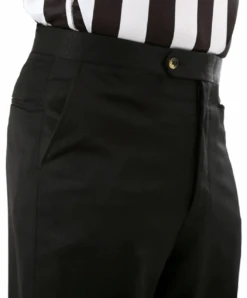 Sansabelt Flat Front Side Seam Pocket Poly/Spandex Referee Pants