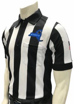 New York NYSACFO 2 1/4" Stripe Body Flex® Short Sleeve Football Referee Shirt