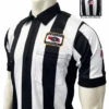 Nebraska NHSOA Dye Sublimated 2 1/4" Stripe Short Sleeve Football Referee Shirt