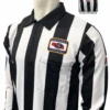 Nebraska NHSOA Dye Sublimated 2 1/4" Stripe Long Sleeve Football Referee Shirt