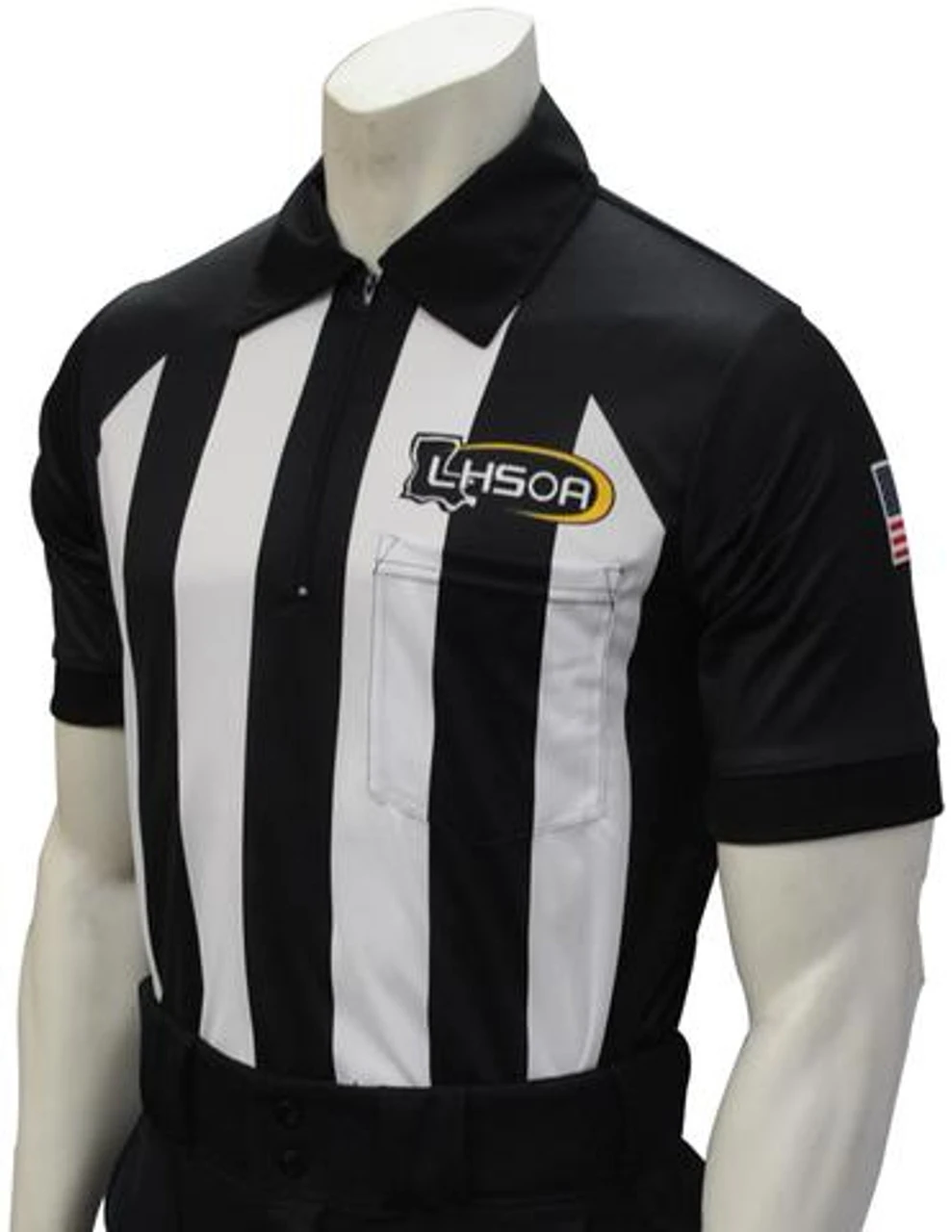 Louisiana LHSOA Body Flex® Short Sleeve Football Referee Shirt 1 Louisiana LHSOA Body Flex® Short Sleeve Football Referee Shirt