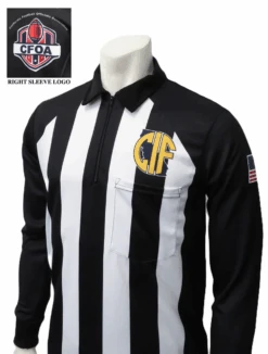 California CFOA 2 1/4" Long Sleeve Football Referee Shirt