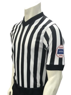Kansas KSHSAA Men's Basketball Referee Shirt With Reverse Flag