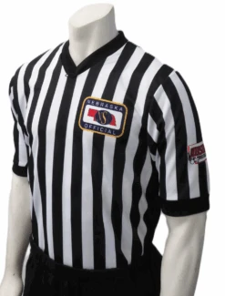 Nebraska NSAA- NHSOA Body Flex Side Panel Basketball Referee Shirt No Flag