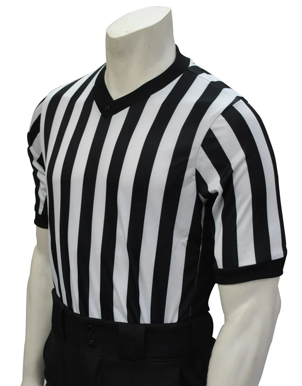 Smitty Side Panel Extra Tall Body Flex® Basketball Referee Shirt No Flag 1 Smitty Side Panel Extra Tall Body Flex® Basketball Referee Shirt No Flag
