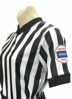 Kansas Dye Sublimated Women's Basketball Referee Shirt Reverse Flag