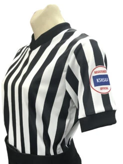 Kansas KSHSAA Women's Body Flex® Basketball Referee Shirt