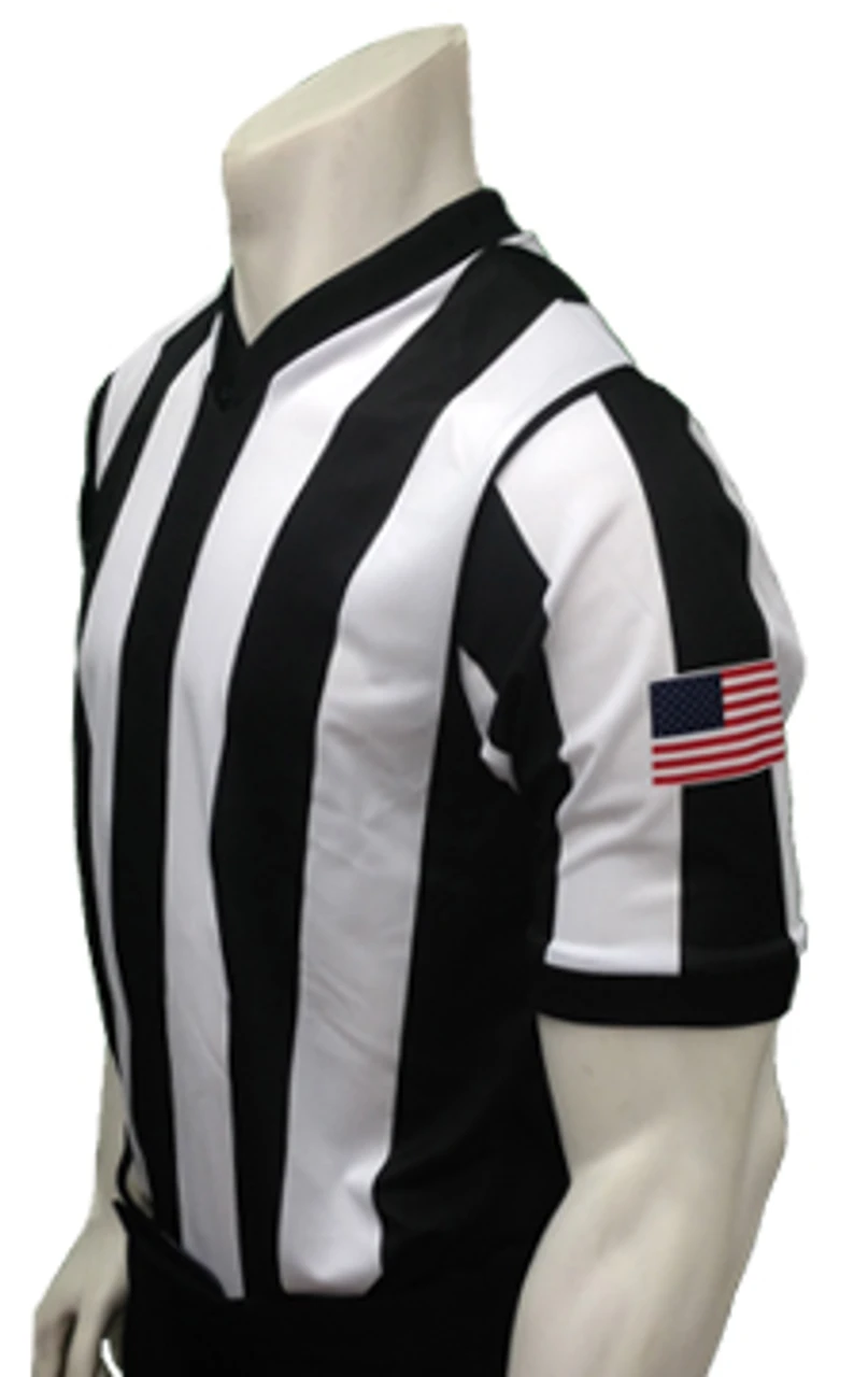Smitty 2 1/4" Dye Sublimated Basketball Referee Shirt 2 Smitty 2 1/4" Dye Sublimated Basketball Referee Shirt - Image 2