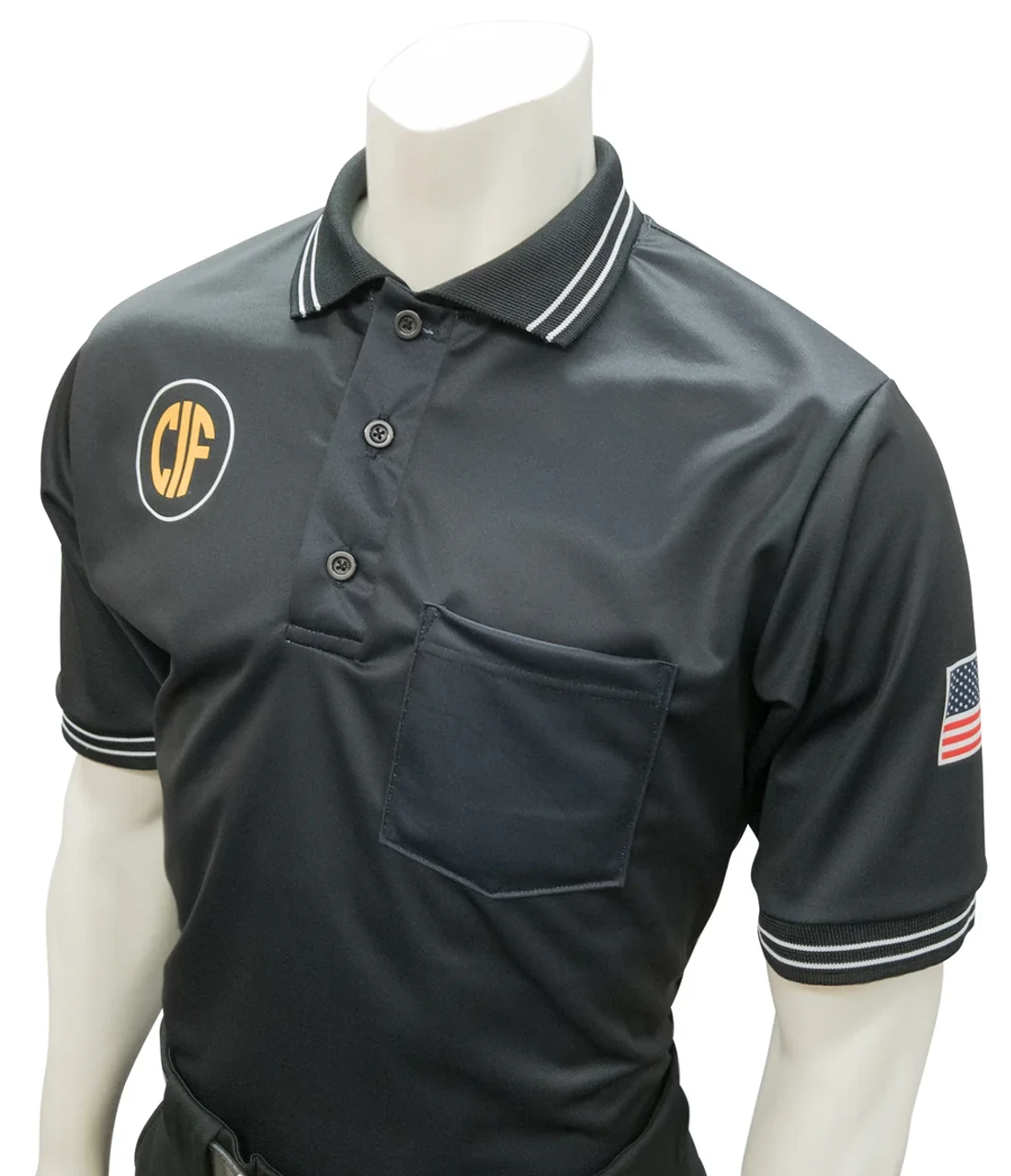 California CIF Dye Sublimated Black Umpire Shirt 1 California CIF Dye Sublimated Black Umpire Shirt